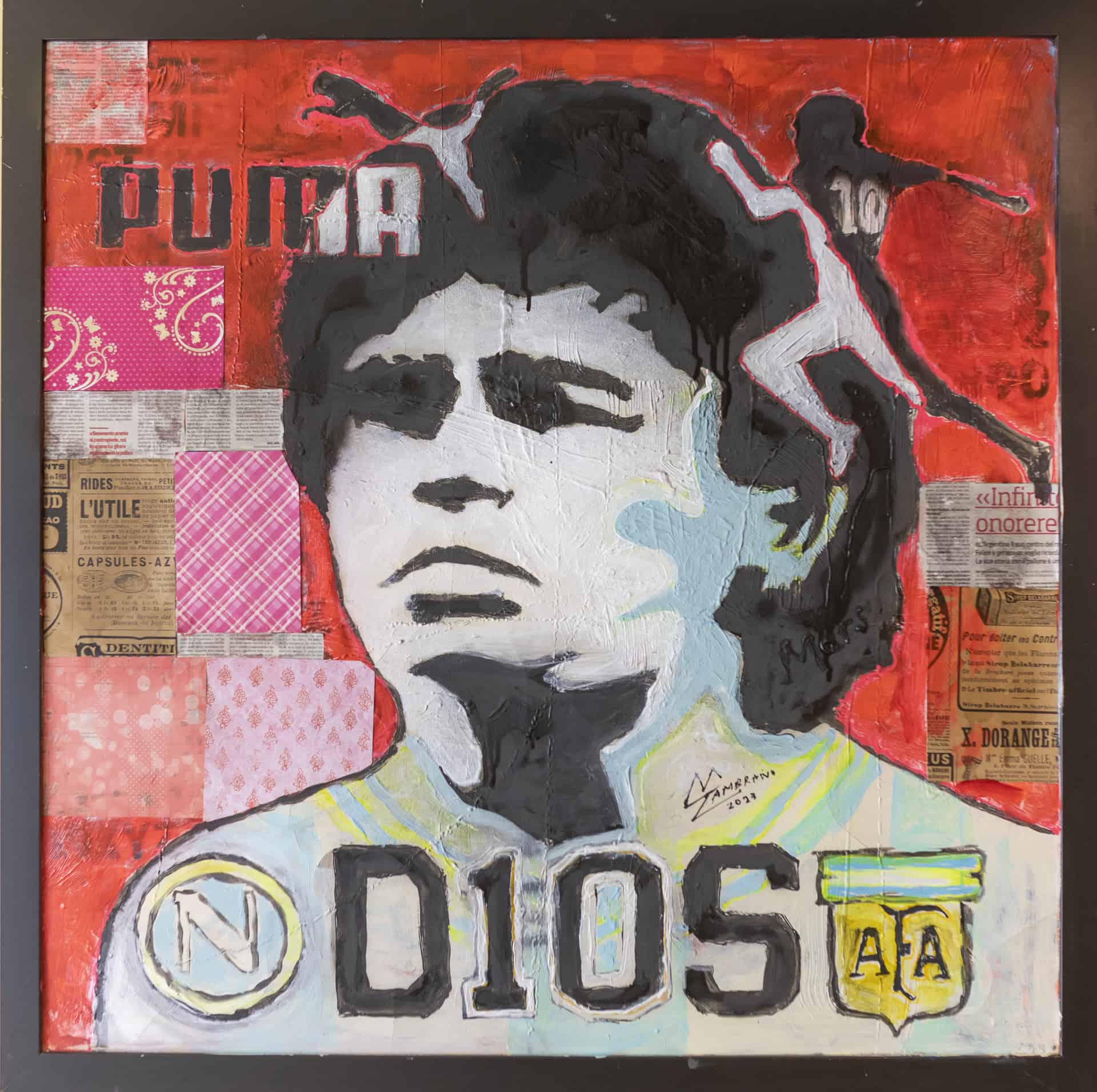D10S MARADONA Sorrento Aito Kuopiolainen Italialainen